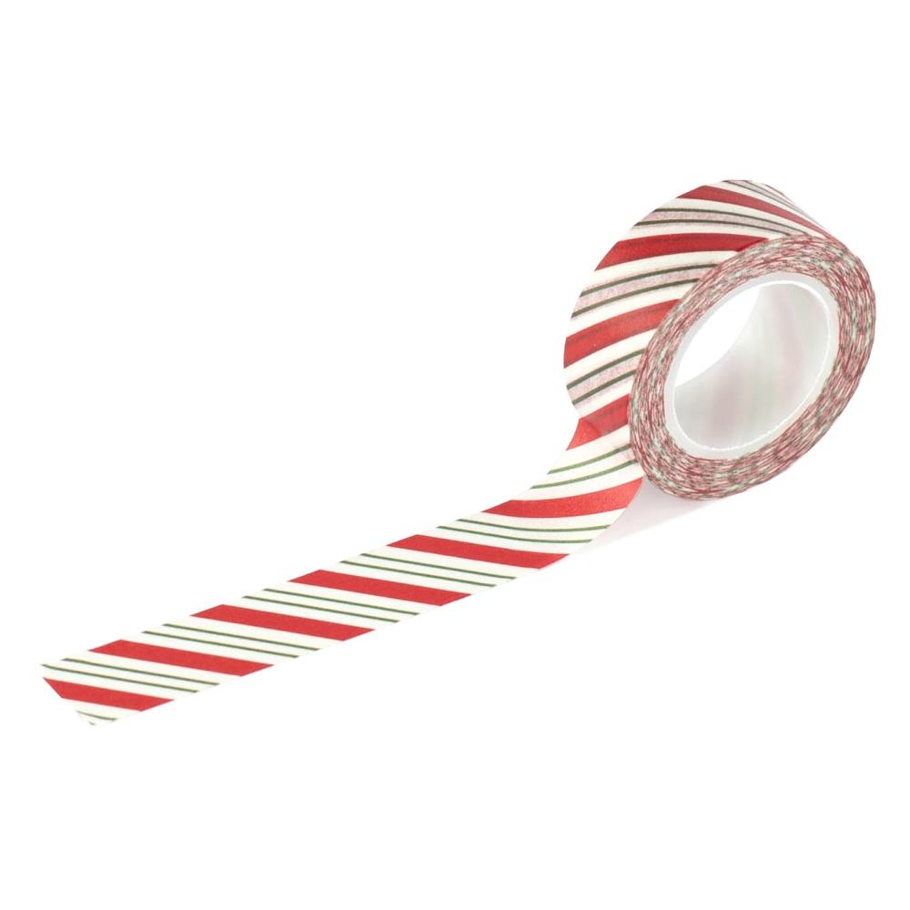 Echo Park Christmas Express - Candy Cane Diagonal Stripe Washi Tape