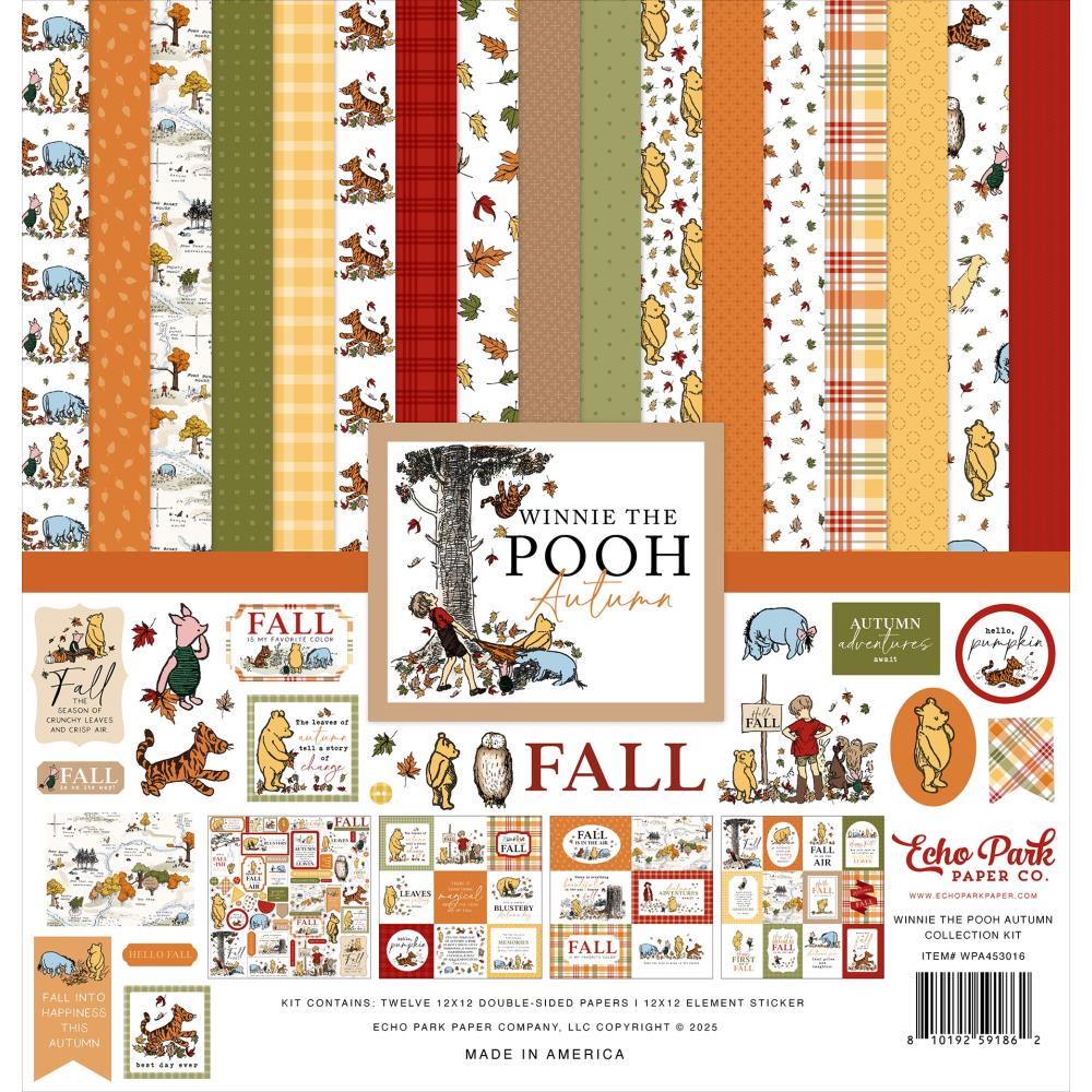 Echo Park Winnie The Pooh Autumn - Collection Kit
