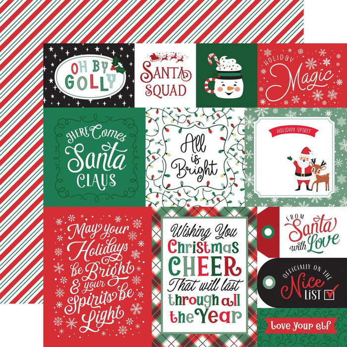 Echo Park Christmas Express - Cheer Journaling Cards