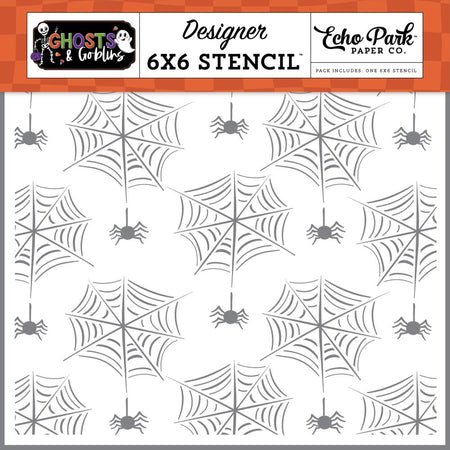 Echo Park Ghosts & Goblins - Spiders And Their Webs Stencil