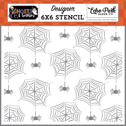 Echo Park Ghosts & Goblins - Spiders And Their Webs Stencil