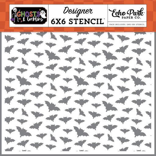 Echo Park Ghosts & Goblins - Beware Of Bats Stencil