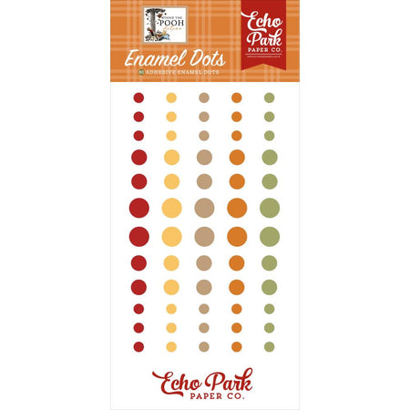 Echo Park Winnie The Pooh Autumn - Enamel Dots