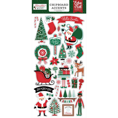 Echo Park Christmas Express - Chipboard Accents