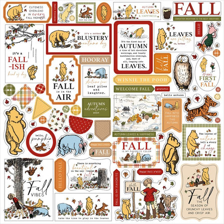 Echo Park Winnie The Pooh Autumn - Element Stickers