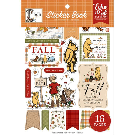Echo Park Winnie The Pooh Autumn - Sticker Book