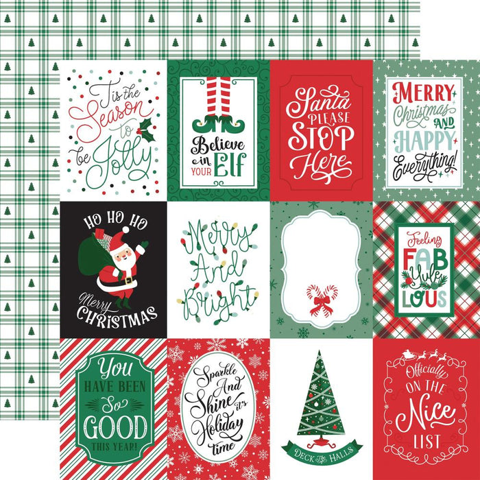 Echo Park Christmas Express - 3x4 Journaling Cards