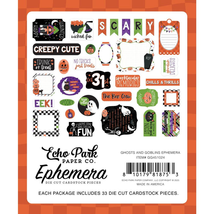 Echo Park Ghosts & Goblins - Ephemera Icons