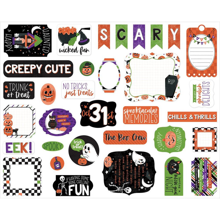 Echo Park Ghosts & Goblins - Ephemera Icons