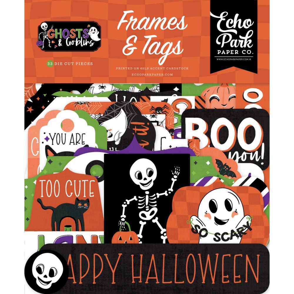 Echo Park Ghosts & Goblins - Ephemera Frames & Tags