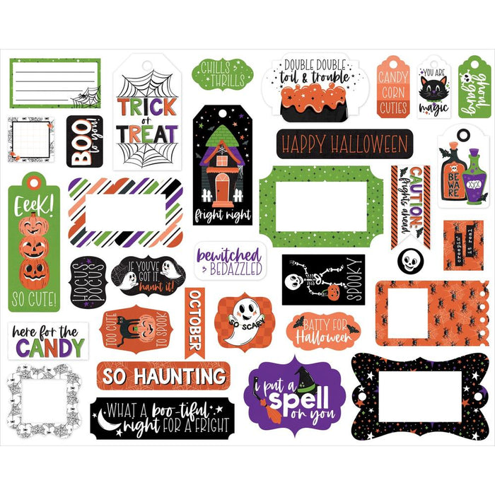 Echo Park Ghosts & Goblins - Ephemera Frames & Tags