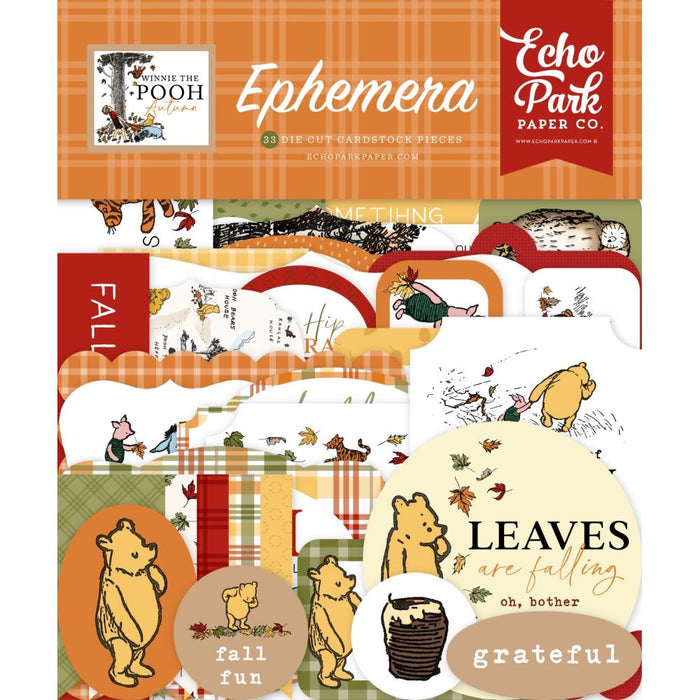 Echo Park Winnie The Pooh Autumn - Ephemera Icons