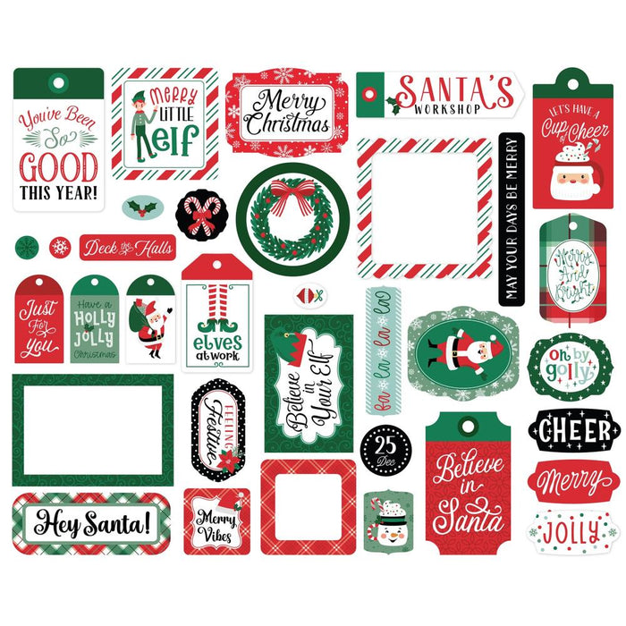 Echo Park Christmas Express - Ephemera Frames & Tags