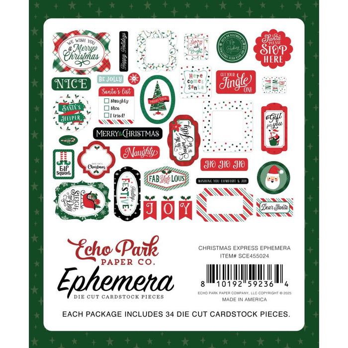 Echo Park Christmas Express - Ephemera Icons