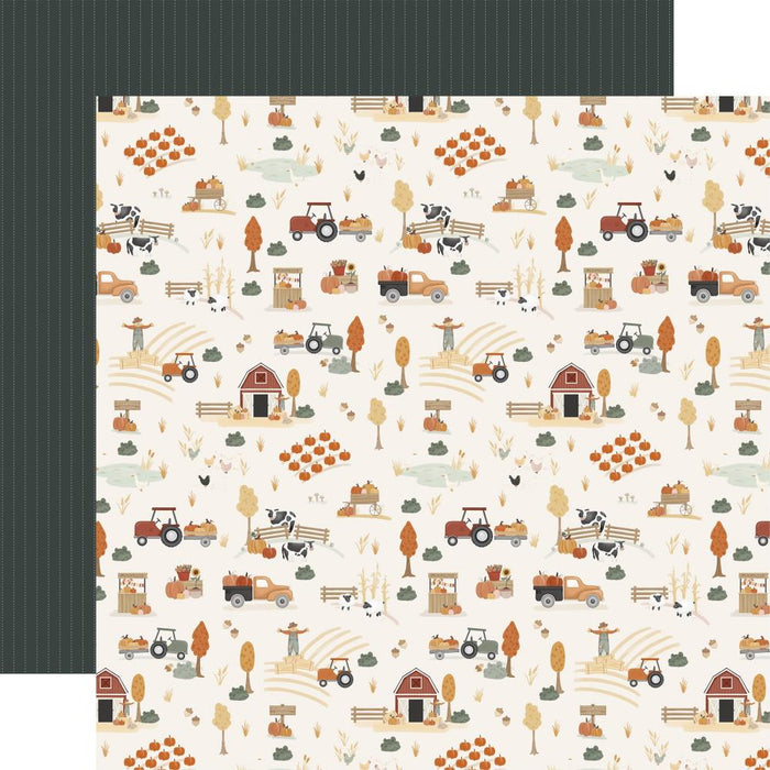 Carta Bella It's Autumn - Fall Farm Scene