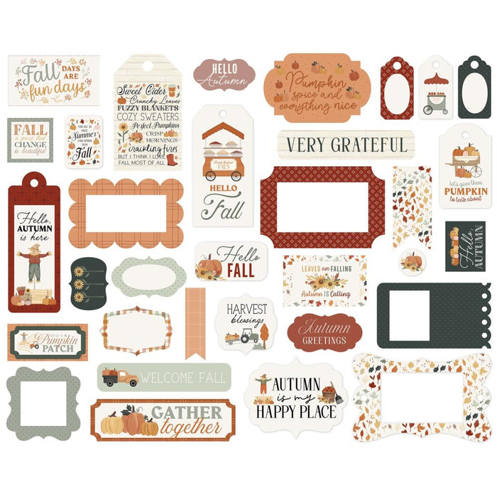 Carta Bella It's Autumn - Ephemera Frames & Tags