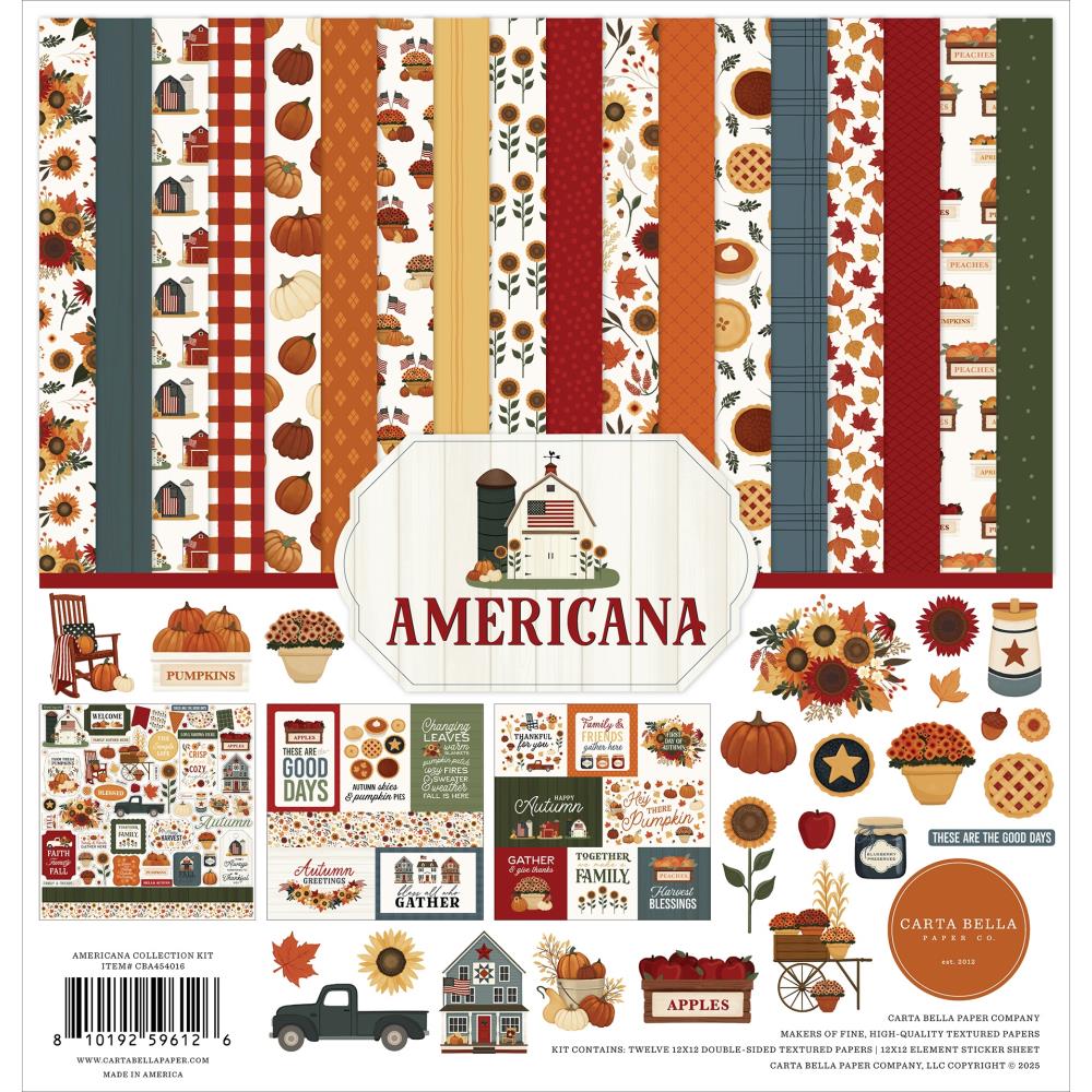 Carta Bella Americana - 12x12 Collection Kit