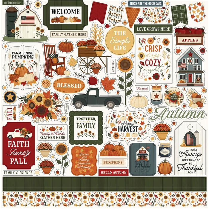 Carta Bella Americana - Element Stickers