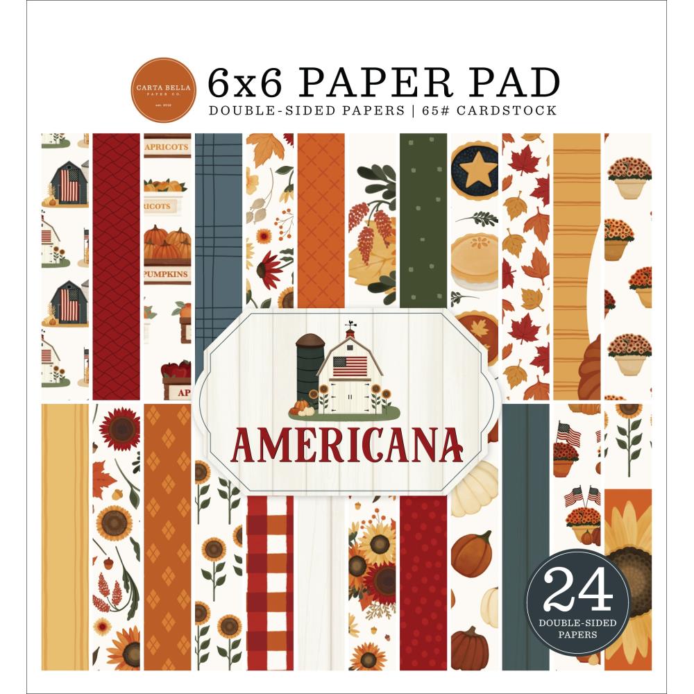 Carta Bella Americana - 6x6 Pad
