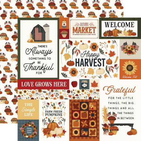 Carta Bella Americana - Harvest Journaling Cards