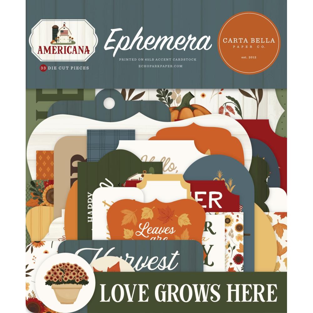 Carta Bella Americana - Ephemera Icons