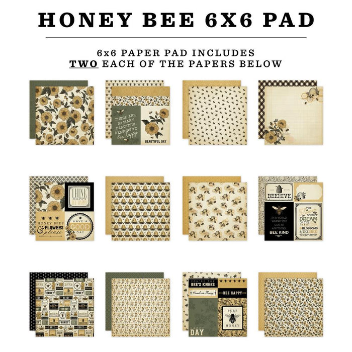 Carta Bella Honey Bee - 6x6 Pad