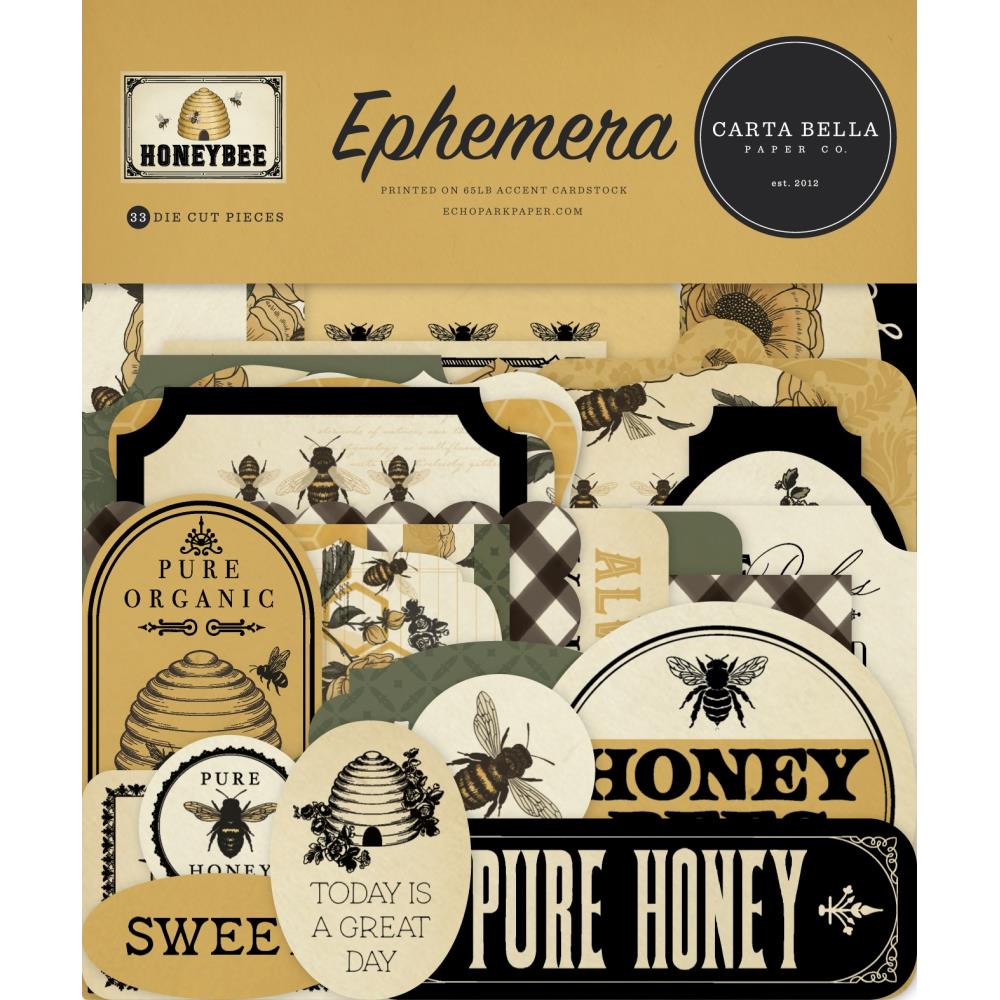 Carta Bella Honey Bee - Ephemera Icons