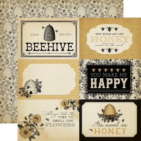 Carta Bella Honey Bee - 6x4 Journaling Cards