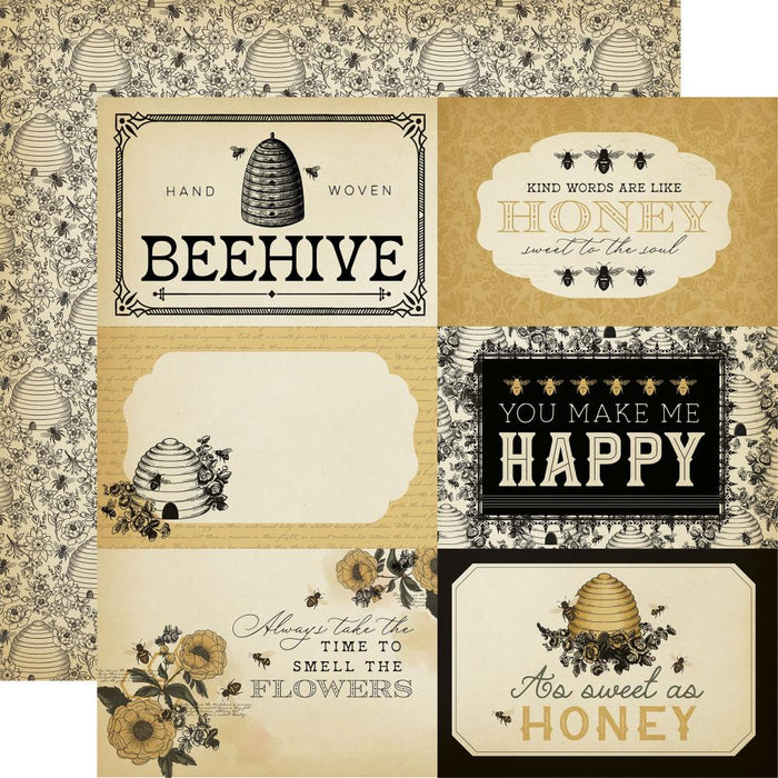 Carta Bella Honey Bee - 6x4 Journaling Cards