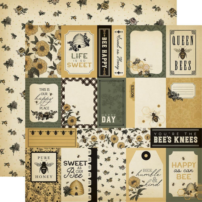 Carta Bella Honey Bee - Honey Journaling Cards