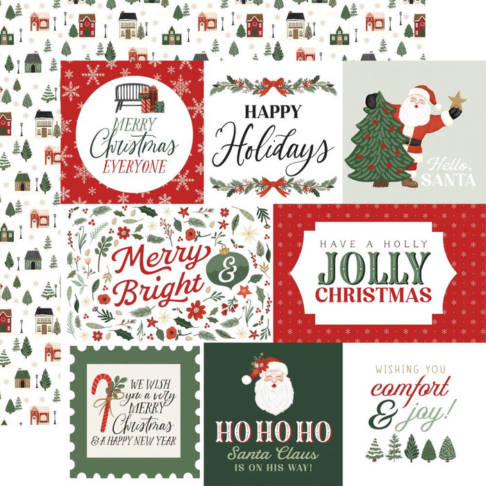 Carta Bella Christmas Village - Ho Ho Ho Journaling Cards