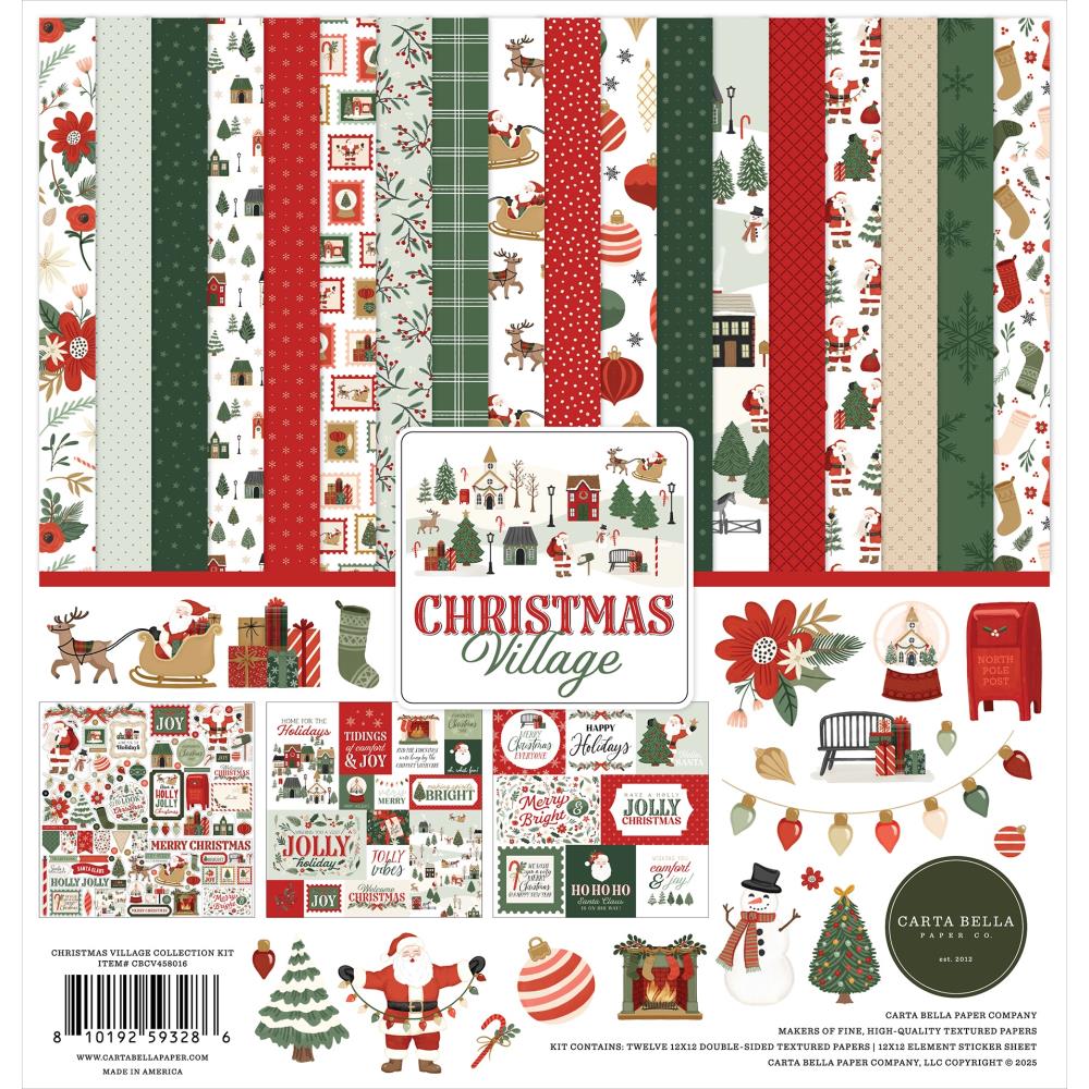 Carta Bella Christmas Village - 12x12 Collection Kit