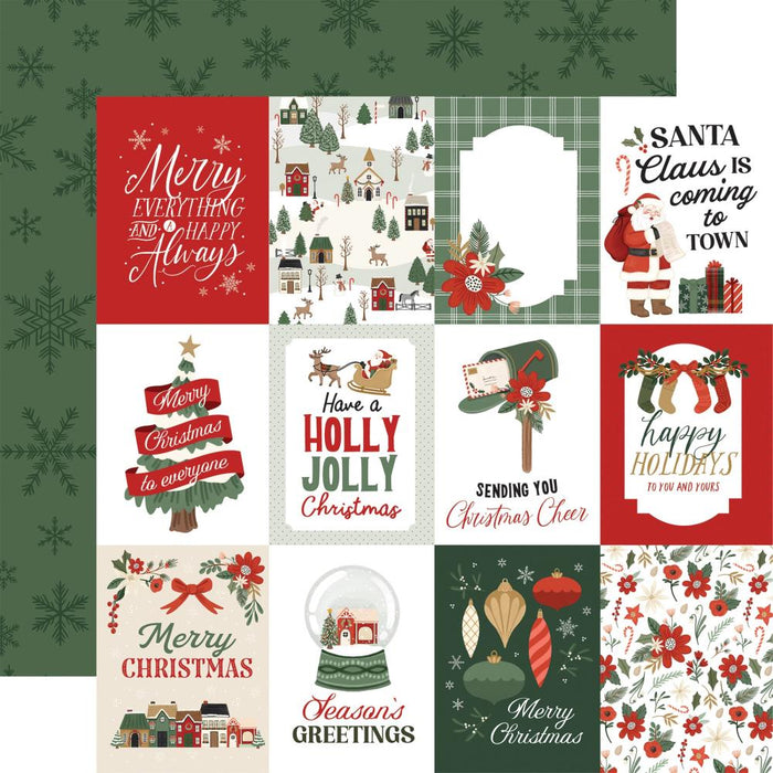 Carta Bella Christmas Village - 3x4 Journaling Cards