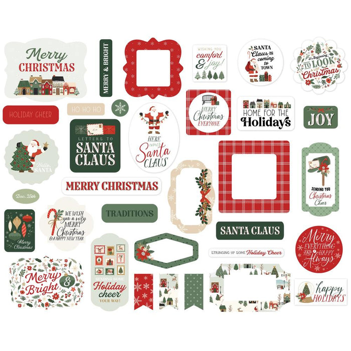 Carta Bella Christmas Village - Ephemera Icons