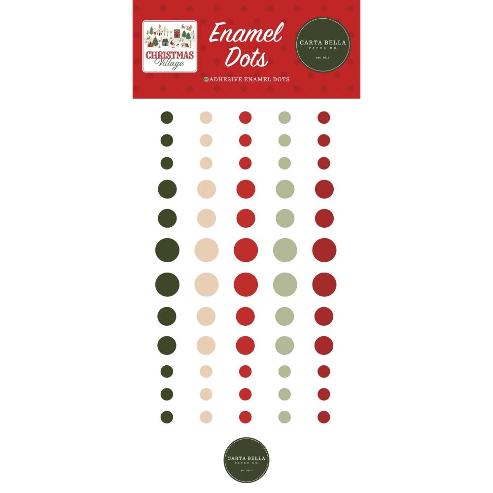 Carta Bella Christmas Village - Enamel Dots