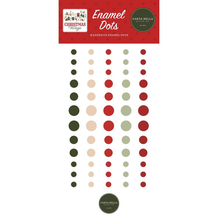 Carta Bella Christmas Village - Enamel Dots