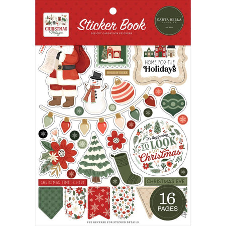 Carta Bella Christmas Village - Sticker Book