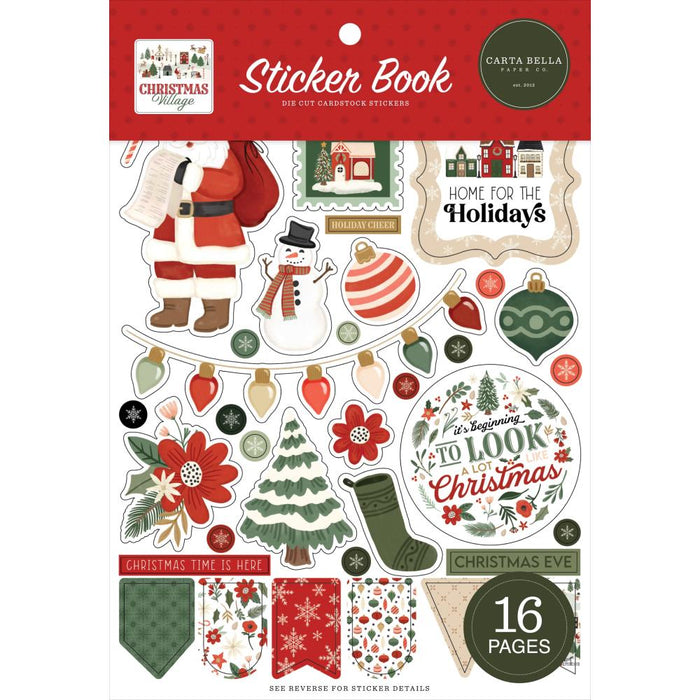 Carta Bella Christmas Village - Sticker Book