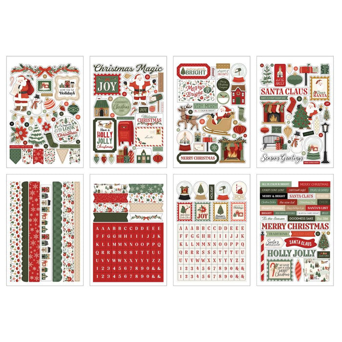 Carta Bella Christmas Village - Sticker Book