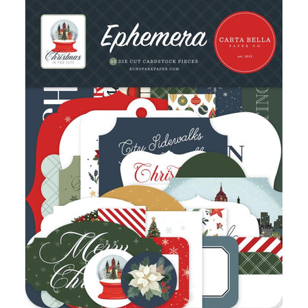 Carta Bella Christmas In The City - Ephemera Icons