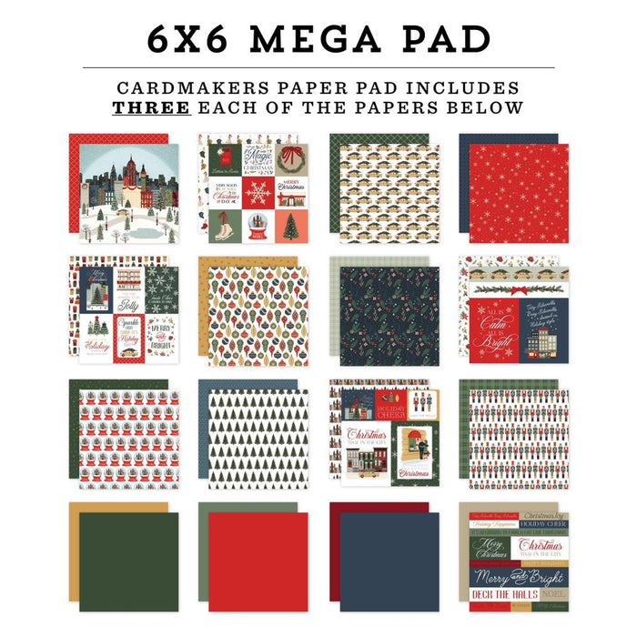 Carta Bella Christmas In The City - 6x6 Mega Pad