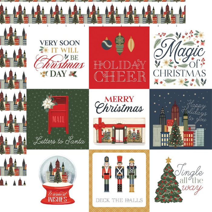 Carta Bella Christmas In The City - 4x4 Journaling Cards