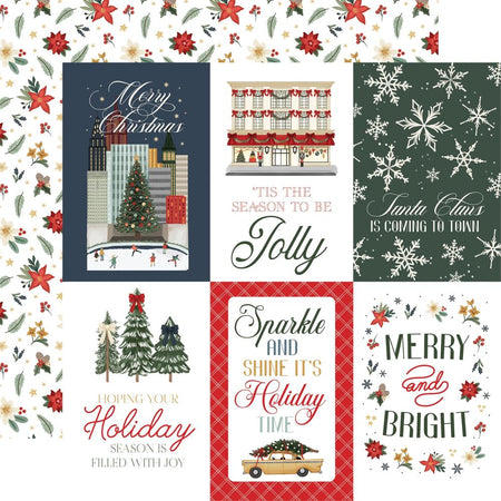 Carta Bella Christmas In The City - 4x6 Journaling Cards