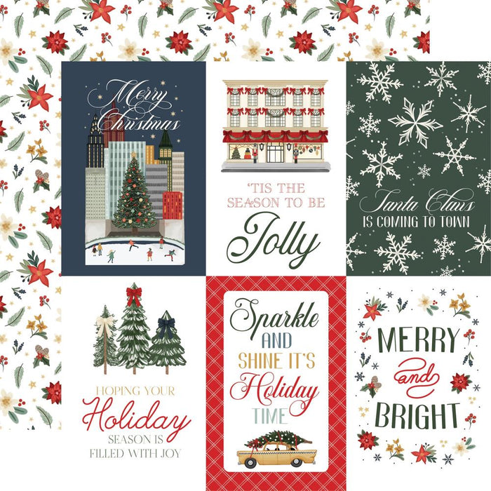Carta Bella Christmas In The City - 4x6 Journaling Cards