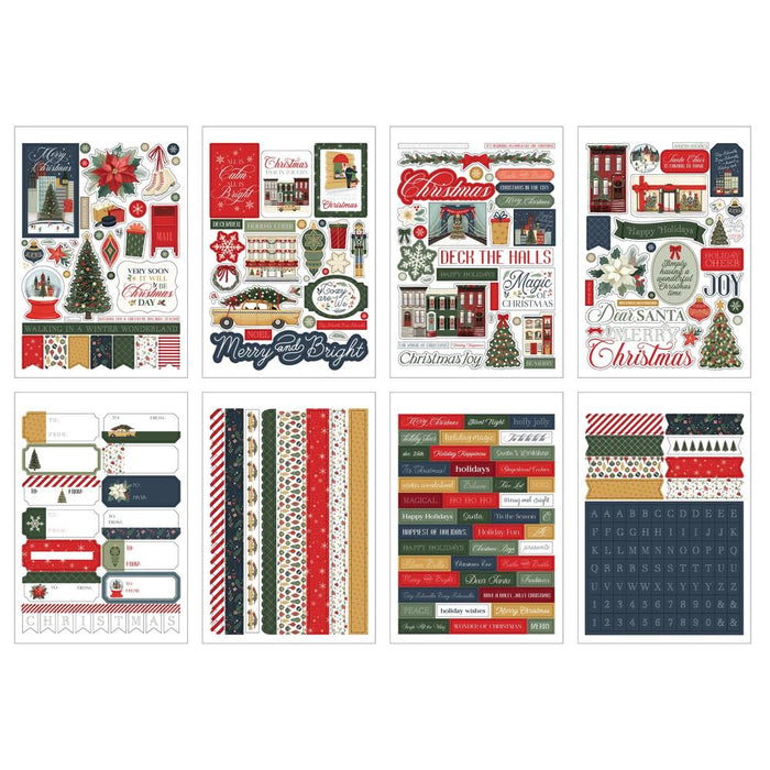 Carta Bella Christmas In The City - Sticker Book