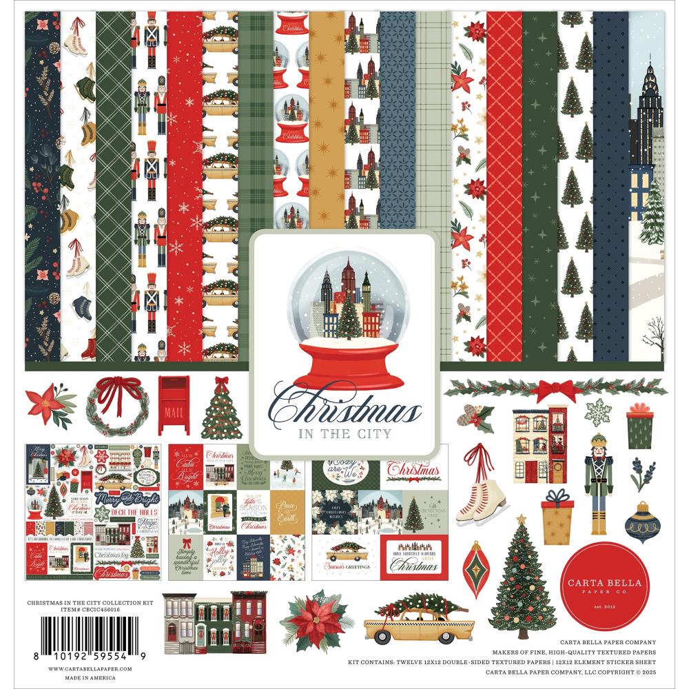 Carta Bella Christmas In The City - 12x12 Collection Kit