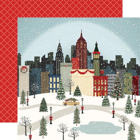Carta Bella Christmas In The City - Christmas City Scene