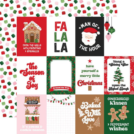 Echo Park Santa's Christmas Delivery - 3x4 Journaling Cards