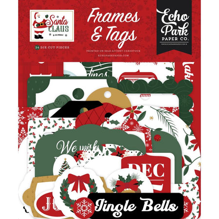 Echo Park Santa Claus - Ephemera Frames & Tags