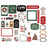 Echo Park Santa Claus - Ephemera Frames & Tags